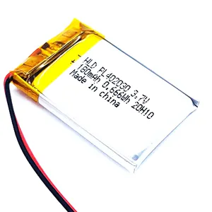 Cheap Price Small Size 3.7V 180mah lithium battery cheap 402030 Camera/Headset/torch light Lithium Polymer rechargeable Battery