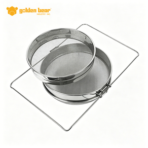 Double Layer <b>Honey</b> Sieve, Food Grade Stainless Steel <b>Honey</b> Strainer - Product Image 3