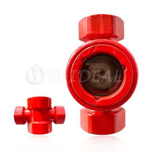 Stainless Steel SS316 <strong>Solenoid</strong> Sight <strong>Flow</strong> Indicator 1-1/4 Inch Paddle Wheel <strong>Flow</strong> Sight Glass 1/2" Medium Measurement Pipelines - Product Image 2