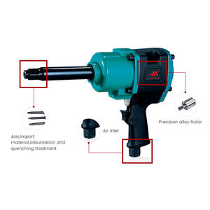 <span class=keywords><strong>Pistola</strong></span> neumática de aire de alto impacto de Torque, 1500 nm, <span class=keywords><strong>para</strong></span> <span class=keywords><strong>quitar</strong></span> el tornillo de neumático, nueva de China - Product Image 3
