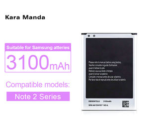 Kara Manda 高容量 3100mAh 锂离子充电电池 OEM 工厂直供替换电池 EB595675LU 适用于三星 Galaxy Note 2 - Product Image 2