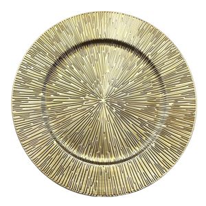 Liyonda da 13 pollici piatto rotondo piatto in plastica con motivo solido per <span class=keywords><strong>sottopiatti</strong></span> eco-compatibili per matrimoni e feste - Product Image 3