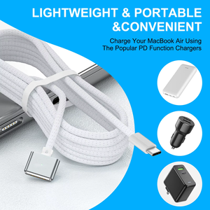 Cavo di Ricarica Magnetico USB Type C a <span class=keywords><strong>Mag</strong></span> 3, 140W PD Ricarica Rapida per MacBook Pro 14 16 Air M2, Cavo Caricatore <span class=keywords><strong>Mag</strong></span> 3 per Mac, 2M - Product Image 4