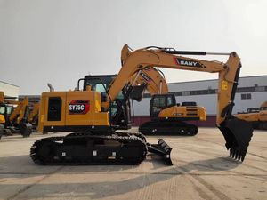 Hot Sale Best Price Factory Supply High Performance 7.3 Ton SY75C Mini Excavator Zero Tail <b>Swing</b> Compact Powerful Reliable - Product Image 1