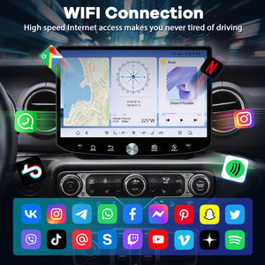 Accesorios de Pantalla de Radio 2DIN de 11.5 Pulgadas con Snapdragon 665 para Jeep Wrangler 2018-2022, Android 13, Pantalla Táctil IPS, Carplay Inalámbrico - Product Image 4