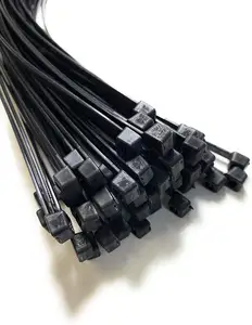 Heat-resistant Nylon 66 Cable Ties Black Uv Resistant Nylon Cable Ties From Elehk Fastener