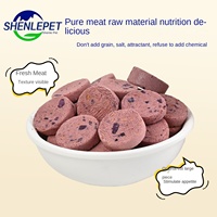 Friandises saines et riches en protéines pour chats et chiens, aux poulet, carotte et patate douce, lyophilisées, en gros pour l'entraînement, sac en vrac