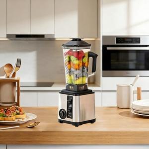 2026 New 3in1 Stainless Steel Blender With 10+ Speeds & 1500W Power Commercial Use Multiple Functions for Fruit <b>Vegetables</b> Meat - Product Image 6