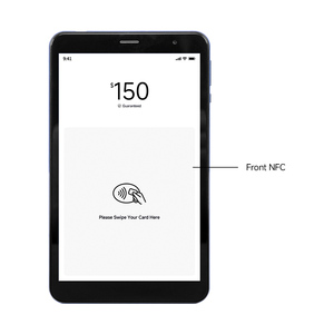 ODM 8 Inch Mặt NFC Android Xách Tay Máy Tính Bảng GMS MTK8768 4GB 64GB Android POS NFC Tự Kiosk Nhà Hàng Đặt Hàng Máy Tính Bảng PC - Product Image 1