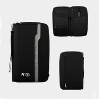 Dompet Paspor Anti RFID Grosir, Organizer Dokumen Perjalanan Multifungsi, Dompet Kartu Tiket Tahan Air Portabel