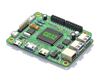 Microcontrolador GD32F427RGT6 de GigaDevice, MCU de 32 Bits, Cortex-M4, 200MHz, 1024KB Flash, 256KB SRAM, LQFP64, Grado Industrial