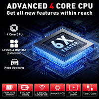 [Actualización Gratuita Online de por Vida] LAUNCH CRP129I V3.0 OBD2 Escáner de Diagnóstico para Automóviles de 4 Sistemas con 12 Funciones de Reinicio