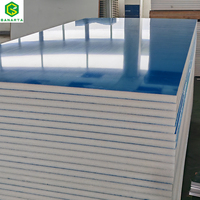 Panneau sandwich PET FRP/PVC/Aluminium, panneau de carrosserie, panneau isolant PET, OEM ODM, mur extérieur, chambre froide, hôtel, design moderne