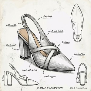 Chaussures habillées style mocassins pour femmes, <span class=keywords><strong>bleu</strong></span> <span class=keywords><strong>marine</strong></span>, à bout pointu, effet croco, talon carré, à bride arrière, avec ornement doré, vente en gros OEM - Product Image 3