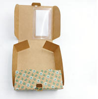 Caja de Embalaje de Juguetes de Cartón Kraft Personalizada con Ventana Transparente de PVC, Caja de Regalo de Cartón Marrón, Cartón de Papel Ecológico Reciclable