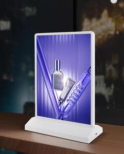 Nguồn nhà máy sản xuất tùy chỉnh led Bảng menu Chất <span class=keywords><strong>l</strong></span>ượng cao và giá thấp A4 Máy tính để bàn quảng cáo hộp Đèn - Product Image 3