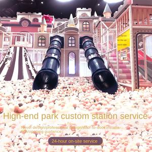 Castillo de Juegos Infantil, Restaurante Temático Familiar, Instalaciones de Parque de Diversiones Interior, 10x15m, Construcción de Madera y PVC - Product Image 5