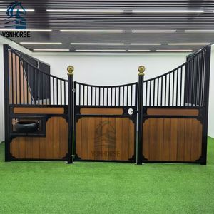 Box de <span class=keywords><strong>Chevaux</strong></span> Portable Préfabriqué de 12 pieds, Style Européen, Personnalisé, Équipement de Luxe Galvanisé pour Écurie – Les <span class=keywords><strong>Chevaux</strong></span> - Product Image 1