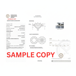 Diamant de laboratoire rond de qualité supérieure 0,55 ct E if certifié IGI pour les commandes de bijoux en gros - Product Image 1