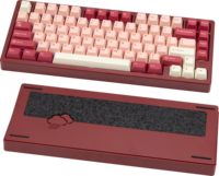 Claviers ergonomiques WOBKEY Rainy75 RT à faible latence, fréquence de polling 1000 Hz, amortissement en mousse Poron, LED orientée vers le sud pour postes de travail de gamers