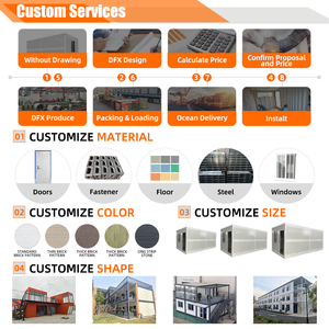 Personalizzabile moderno portatile Flat Pack <span class=keywords><strong>casa</strong></span> prefabbricata struttura in acciaio Mobile per soggiorno veloce all'aperto - Product Image 2