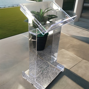 Jihong tùy chỉnh hiện đại bột giấy <span class=keywords><strong>Acrylic</strong></span> hố bục thủy tinh cho Nhà thờ trung tâm mua sắm ngoài trời khách sạn & phòng tập thể dục hiển thị - Product Image 6