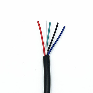 สายไฟแบบกำหนดเอง 5 แกน 2464 24AWG*2C+28AWG*3C OD:4.0 มม. พร้อมปลอกหุ้มสำหรับการชาร์จและการส่งข้อมูล - Product Image 2