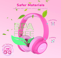 Casque pliable pour enfants IClever avec annulation active du bruit, audio sécurisé, prix de gros - Distributeur de marque agréé, version mondiale