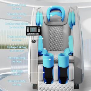 كرسي تدليك شياتسو بخاصية انعدام الجاذبية، كرسي استرخاء للجسم بالكامل مع وسائد هوائية وتدفئة للرقبة والظهر والخصر والقدمين، للاستخدام المنزلي والمكتبي - Product Image 3