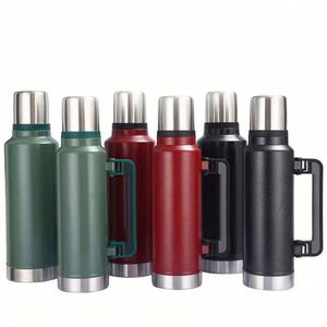 Termo de Acero Inoxidable de 1.3L con Logotipo Personalizado, Botella de Agua Portátil para Viajes y Campamento - Product Image 1