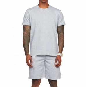 Ensemble T-shirt et short respirant imprimé uni pour homme, ensemble d'hiver unisexe de haute qualité - Product Image 2