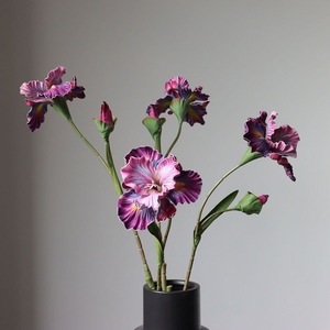 Fleur d'iris artificielle faite à la main en EVA, décoration de mariage, toucher naturel, impression 3D, matériau PVC, origine Alice - Product Image 2