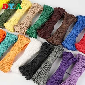 Cordón de encuadernación Cordón redondo de poliéster Cuerda de 5mm <span class=keywords><strong>Para</strong></span> Cord Pulsera de cuerda multiusos Paracorde - Product Image 1