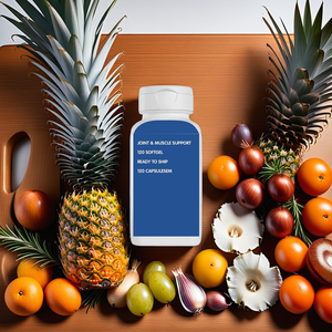 Supplément de soutien articulaire OEM 120 Softgel Dosage de soutien musculaire à l'huile de moule à lèvres vertes pas pour les adolescents pour les adultes - Product Image 3