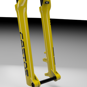 <span class=keywords><strong>Fourche</strong></span> de vélo de montagne en aluminium de 29 pouces, de haute qualité, en alliage, avec suspension à ressort hélicoïdal - Product Image 4