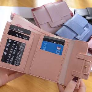 I-0115 Cartera de Mujer de Piel Sintética Delgada, Económica y de Lujo, Gran Venta - Product Image 6