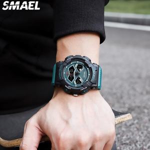 Montres de sport numériques pour hommes et garçons, marque de luxe haut de gamme Smael 8073, étanches, avec écran LED. - Product Image 5
