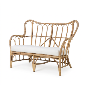 Luxury European Bamboo 2 Seater <b>Sofa</b>-Multi-Purpose Outdoor/Indoor Wedding & Hotel Exterior Lounge Furniture - Product Image 1