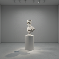 Vente Flash : Petite Statue en Marbre Faite à la Main, Design Moderne, Décoration de Temple, Salle à Manger, Jardin et Intérieur, Sculpture d'Apollon, Taille Personnalisée