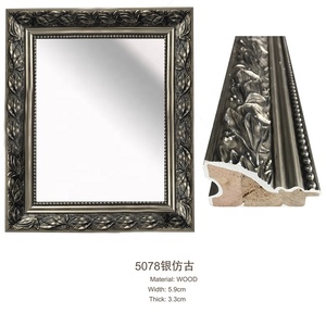 Fabbrica Oro Cornici Pittura A Olio Framer Specchi Della Parete Della Decorazione Della Cornice del Commercio All'ingrosso Classico Barocco In Legno China Hotel Decorazione - Product Image 6