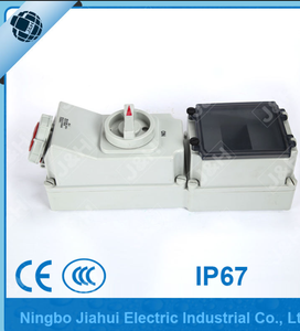 Prise étanche IP67, prise européenne avec verrouillage double et rail de guidage standard DIN - Product Image 5