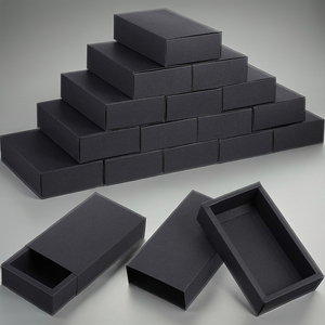 Mini kraft hình chữ nhật ngăn kéo hộp cho hàng thủ công kinh doanh xà phòng trang sức kẹo Wedding party favors thực phẩm Matt cán bao bì - Product Image 6