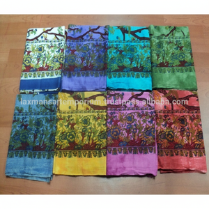 Árbol DE LA VIDA tapiz impreso indio diseños de Venta caliente Árbol de la vida tapiz al por mayor de La India algodón impreso tapiz indio - Product Image 1