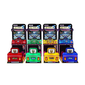 Funspace Voiture de course pour enfants avec écran LCD HD 26 pouces, 220V, borne d'arcade à monnayeur, en bois et métal, version anglaise pour enfants - Product Image 5