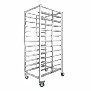 Étagère <span class=keywords><strong>de</strong></span> chariot <span class=keywords><strong>de</strong></span> support <span class=keywords><strong>de</strong></span> cuisson <span class=keywords><strong>de</strong></span> refroidissement alimentaire d'acier inoxydable résistant aux hautes températures 14/16 couches 16/32 plateaux hôtels restaurants - Product Image 2