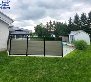 Pannello per Recinzione Decorativo in WPC Composito Goffrato, Altezza 6 Piedi, Robusto, Facile da Assemblare, Moderno per Esterni - Product Image 2