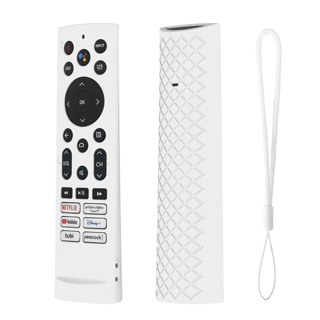 Silicone Protective Case for TV Remote Controllers Compatible With ERF3F80H and ZDB1210320 Models Anti-Scratch Dustproof Cover