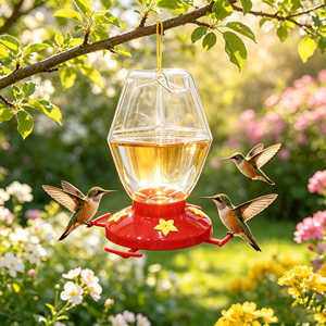 Mangiatoia Automatica Ecologica in Plastica per Colibrì con Bottiglia per l'Acqua - Product Image 5