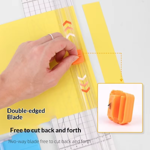 Coupe-papier photo manuel portable de petite taille A4 <span class=keywords><strong>Guillotine</strong></span> Mini couteau en plastique pour <span class=keywords><strong>scrapbooking</strong></span> - Product Image 6