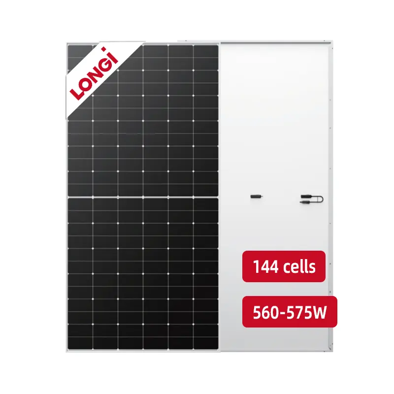 Longi Hi-Mo 6 panel surya 580w LONGi Himo 7 Pv modul tenaga surya 560w 565w 570w 575w 585w